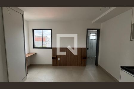 Quarto / Cozinha de kitnet/studio para alugar com 1 quarto, 23m² em Vila Sao Pedro, Santo André