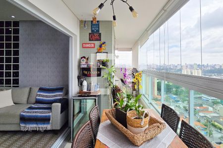 Sacada  de apartamento à venda com 1 quarto, 53m² em Jardim Silvestre, São Bernardo do Campo