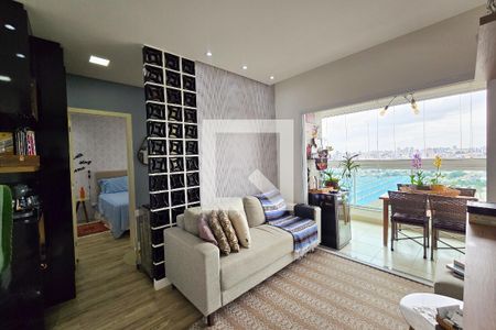 Sala de apartamento à venda com 1 quarto, 53m² em Jardim Silvestre, São Bernardo do Campo