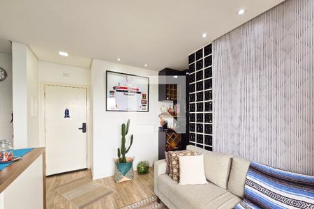Sala  de apartamento à venda com 1 quarto, 53m² em Jardim Silvestre, São Bernardo do Campo