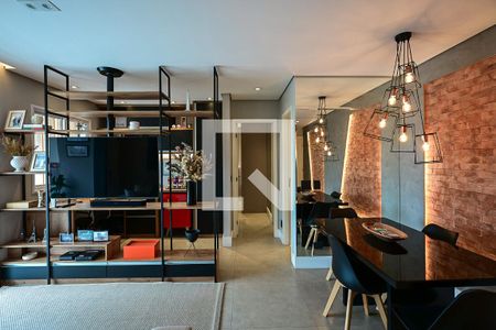 Sala de apartamento à venda com 1 quarto, 60m² em Morumbi, São Paulo