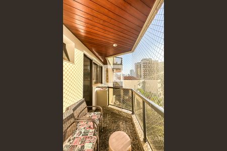 Varanda da Sala de apartamento à venda com 4 quartos, 123m² em Vila Regente Feijó, São Paulo