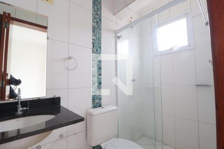 Banheiro Quarto 1 suíte de apartamento para alugar com 1 quarto, 55m² em Vila Metalúrgica, Santo André