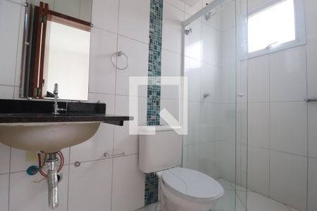 Banheiro Quarto 1 suíte de apartamento para alugar com 1 quarto, 55m² em Vila Metalúrgica, Santo André