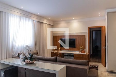 Sala de apartamento à venda com 3 quartos, 100m² em Buritis, Belo Horizonte