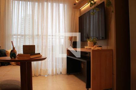 Sala de apartamento à venda com 1 quarto, 27m² em Vila São José, São Paulo