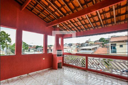 Varanda da Sala de casa para alugar com 2 quartos, 220m² em Parque João Ramalho, Santo André