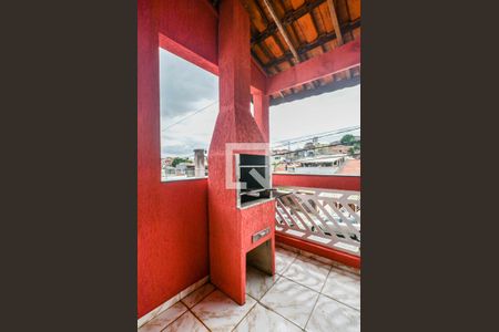 Churrasqueira de casa à venda com 2 quartos, 220m² em Parque João Ramalho, Santo André