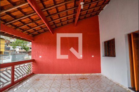 Varanda da Sala de casa à venda com 2 quartos, 220m² em Parque João Ramalho, Santo André