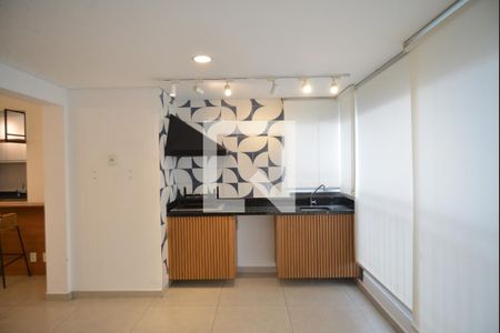 Varanda gourmet de apartamento à venda com 3 quartos, 115m² em Vila Assunção, Santo André