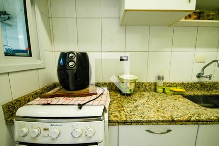 Cozinha de apartamento para alugar com 2 quartos, 120m² em Canto do Forte, Praia Grande