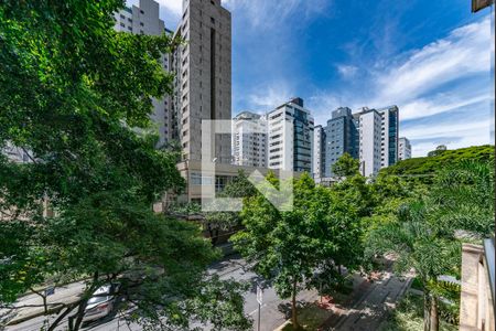 Varanda da Sala de apartamento à venda com 4 quartos, 170m² em Santo Agostinho, Belo Horizonte