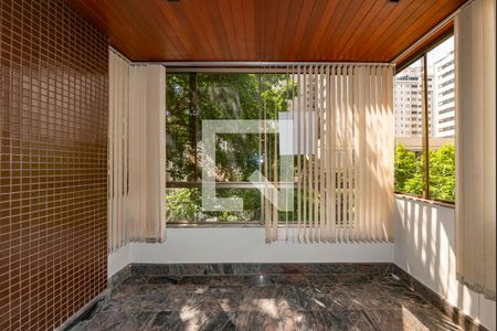 Varanda da Sala de apartamento à venda com 4 quartos, 170m² em Santo Agostinho, Belo Horizonte