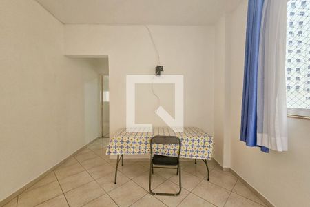 Sala de apartamento para alugar com 1 quarto, 40m² em Barra Funda, Guarujá