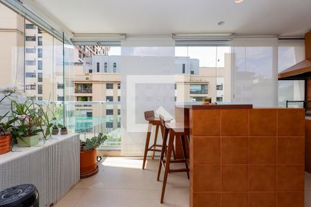 Varanda da Sala de apartamento para alugar com 2 quartos, 120m² em Real Parque, São Paulo
