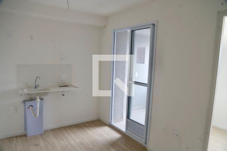 Sala / Cozinha de apartamento à venda com 2 quartos, 30m² em Vila Plana, São Paulo