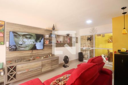 Sala de casa para alugar com 2 quartos, 80m² em Balneario Cidade Atlantica, Guarujá