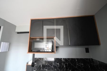 Cozinha de kitnet/studio para alugar com 1 quarto, 18m² em Jardim Bela Vista, Campinas