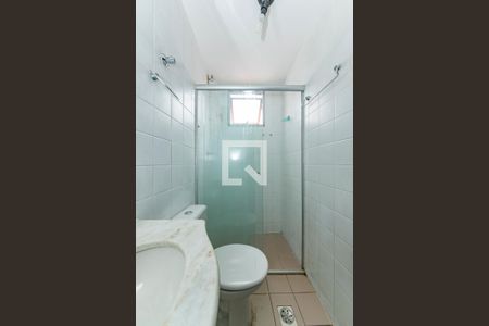 Banheiro da Suíte de apartamento à venda com 3 quartos, 62m² em Buritis, Belo Horizonte