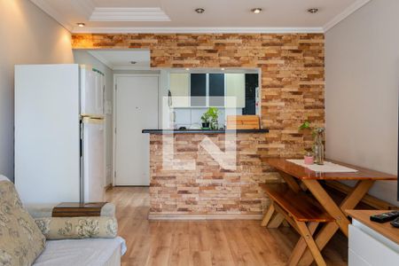 Sala de apartamento à venda com 3 quartos, 70m² em Vila Sonia do Taboao, Taboão da Serra