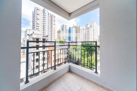 Varanda da Sala de apartamento à venda com 2 quartos, 45m² em Campestre, Santo André