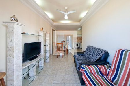 Sala de apartamento para alugar com 3 quartos, 75m² em Vila Tupi, Praia Grande