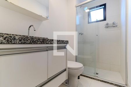 Banheiro de kitnet/studio para alugar com 1 quarto, 26m² em Campos Elíseos, São Paulo