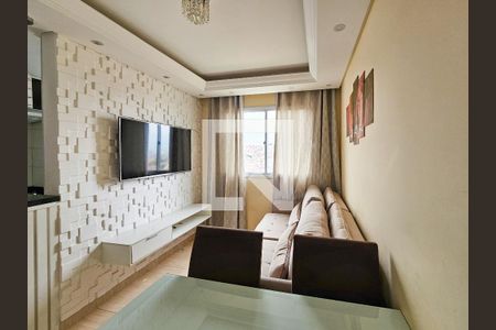 Sala de apartamento para alugar com 2 quartos, 62m² em Parque Sao Vicente, Santo André