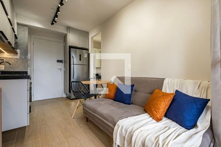 Sala/Cozinha de apartamento para alugar com 1 quarto, 27m² em Pinheiros, São Paulo