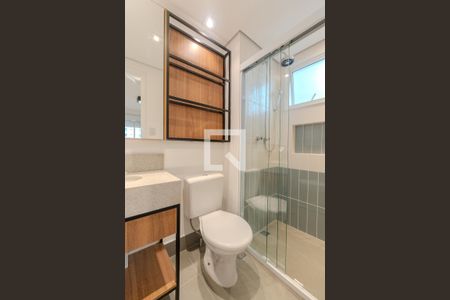 Banheiro de apartamento para alugar com 1 quarto, 29m² em Bela Vista, São Paulo