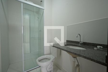 Banheiro de kitnet/studio para alugar com 1 quarto, 26m² em Ipiranga, São Paulo