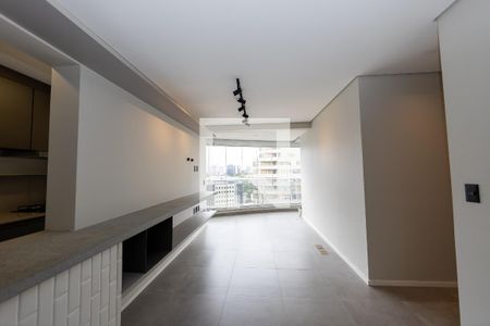 Sala_Cozinha de apartamento para alugar com 2 quartos, 69m² em Empresarial 18 do Forte, Barueri