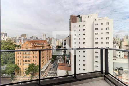 Varanda de kitnet/studio para alugar com 1 quarto, 34m² em Santa Cecilia, São Paulo