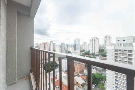 Varanda de kitnet/studio para alugar com 1 quarto, 25m² em Vila Olímpia, São Paulo