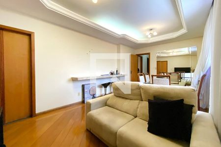 Sala de apartamento à venda com 3 quartos, 78m² em Santo Antônio, Belo Horizonte