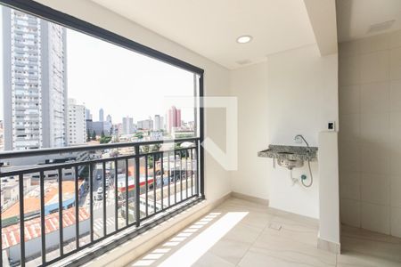 Varanda  de apartamento à venda com 2 quartos, 43m² em Vila Esperança, São Paulo