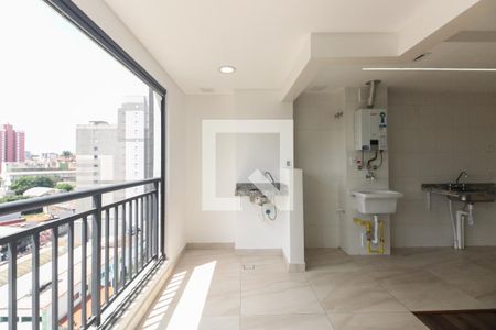 Varanda  de apartamento à venda com 2 quartos, 43m² em Vila Esperança, São Paulo