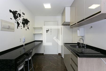 Cozinha de kitnet/studio para alugar com 1 quarto, 24m² em Tatuapé, São Paulo