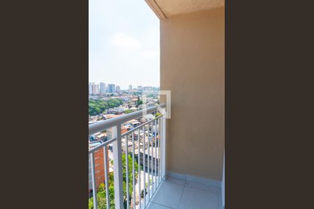 Sacada da Sala/Cozinha de apartamento para alugar com 1 quarto, 28m² em Jardim Itacolomi, São Paulo
