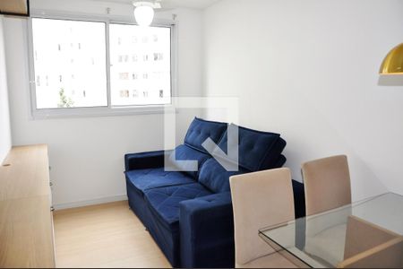 Detalhe - Sala e Sala de Jantar de apartamento para alugar com 2 quartos, 45m² em Jardim Iris, São Paulo