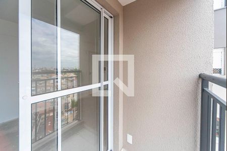 Varanda da Sala de apartamento à venda com 2 quartos, 48m² em Campestre, Santo André