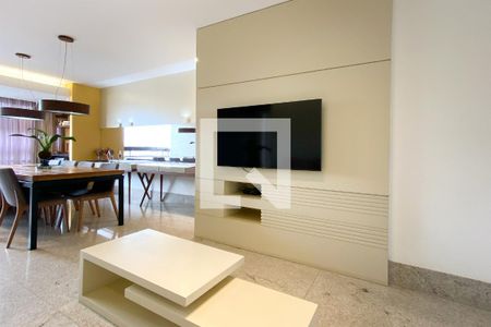 Sala de apartamento à venda com 3 quartos, 114m² em Nova Suíça, Belo Horizonte