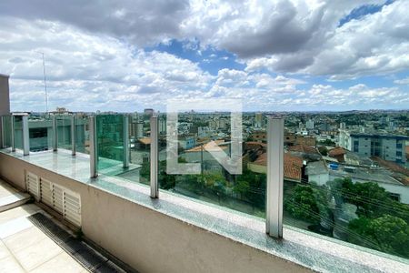 Varanda Cobertura de apartamento à venda com 3 quartos, 160m² em Santa Efigênia, Belo Horizonte