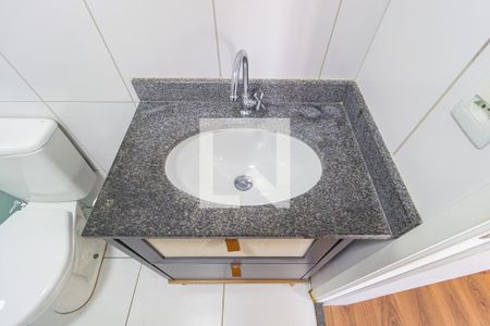 Detalhe - Banheiro de apartamento para alugar com 1 quarto, 33m² em Mooca, São Paulo