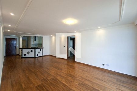 Sala de apartamento para alugar com 3 quartos, 120m² em Guilhermina, Praia Grande