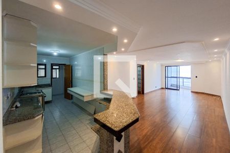 Sala de apartamento para alugar com 3 quartos, 120m² em Guilhermina, Praia Grande