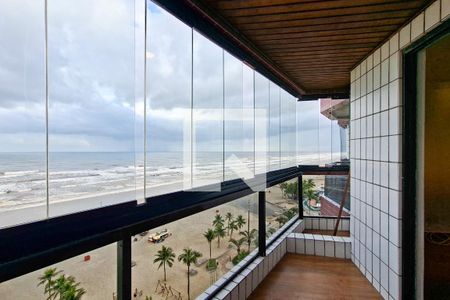 Sacada  de apartamento para alugar com 3 quartos, 120m² em Guilhermina, Praia Grande