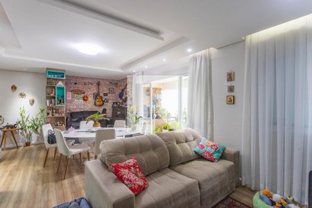 Sala  de apartamento à venda com 3 quartos, 114m² em Centro, Diadema