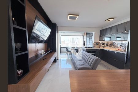 Sala de apartamento à venda com 2 quartos, 57m² em Brás, São Paulo