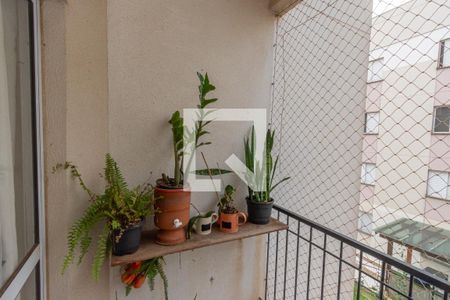 Varanda Sala de Estar/Jantar  de apartamento para alugar com 2 quartos, 56m² em Jardim Santa Terezinha (nova Veneza), Sumaré